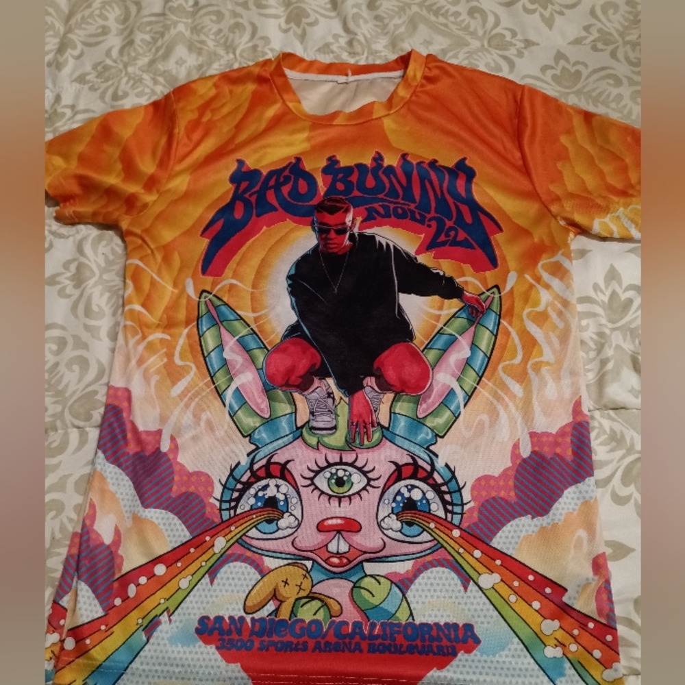 Bad Bunny Shirt Size Medium